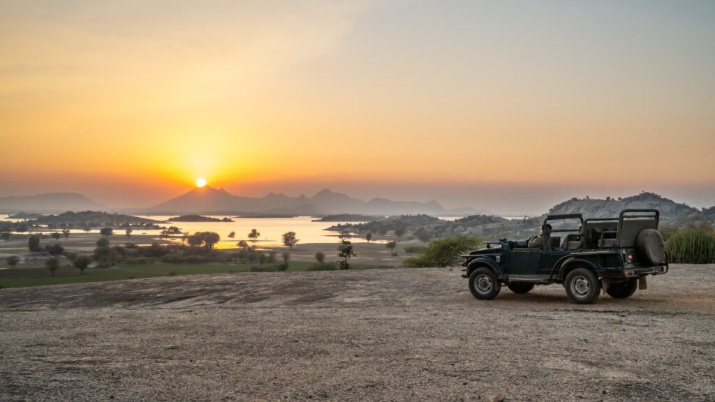 Jawai Bandh Evening View